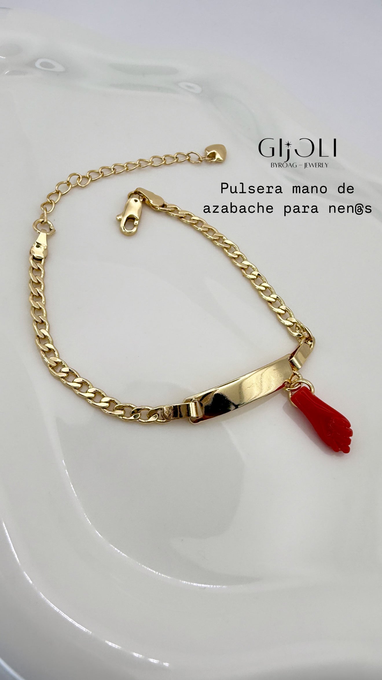 Pulseras mano de azabache
