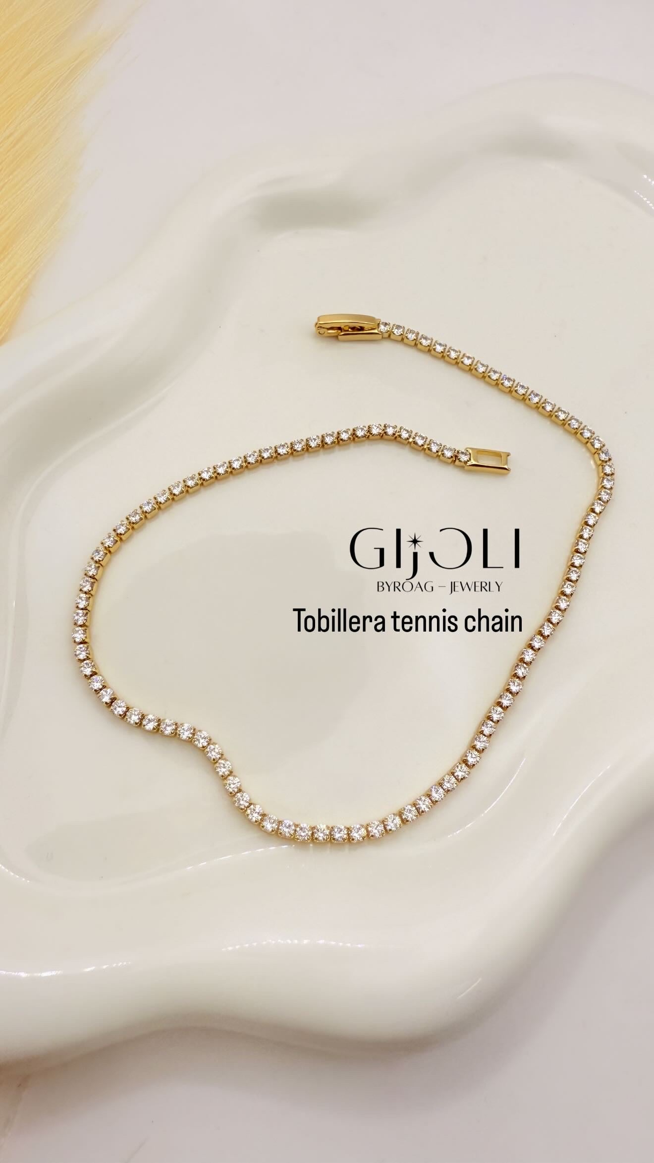 Tobillera Tennis Chain