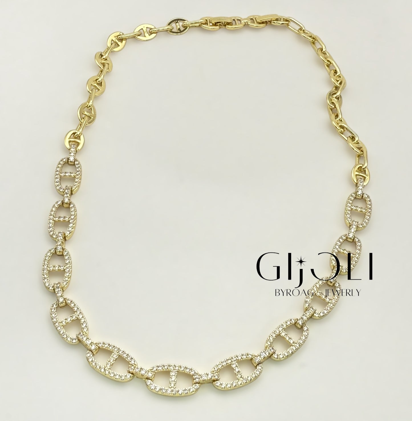 Cadena gg diamantada