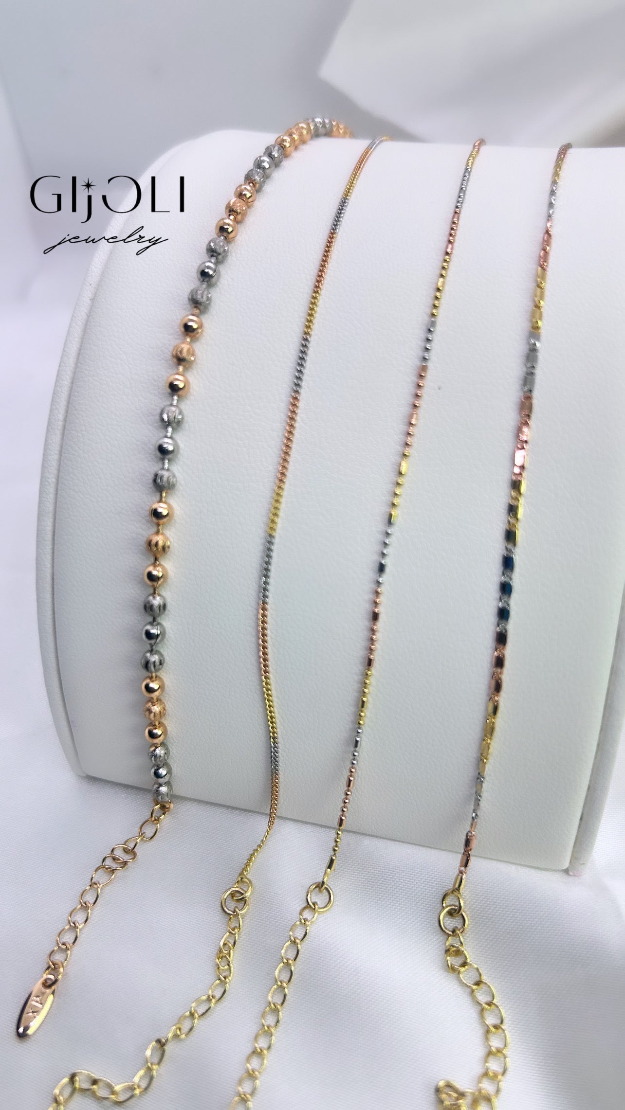 Tobillera tricolor