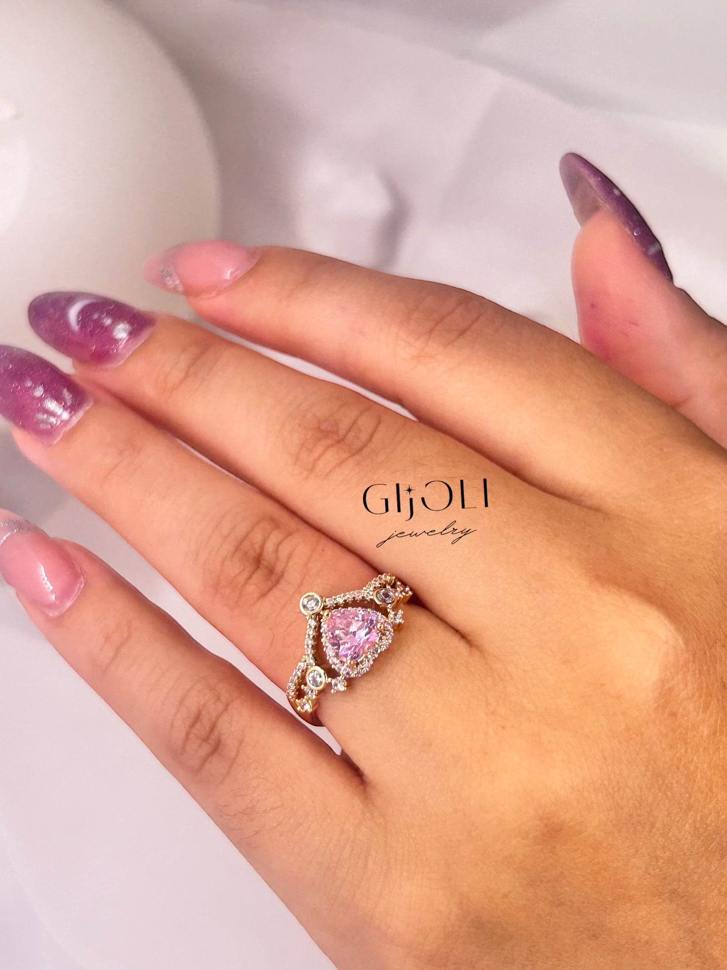 Princess pink ring