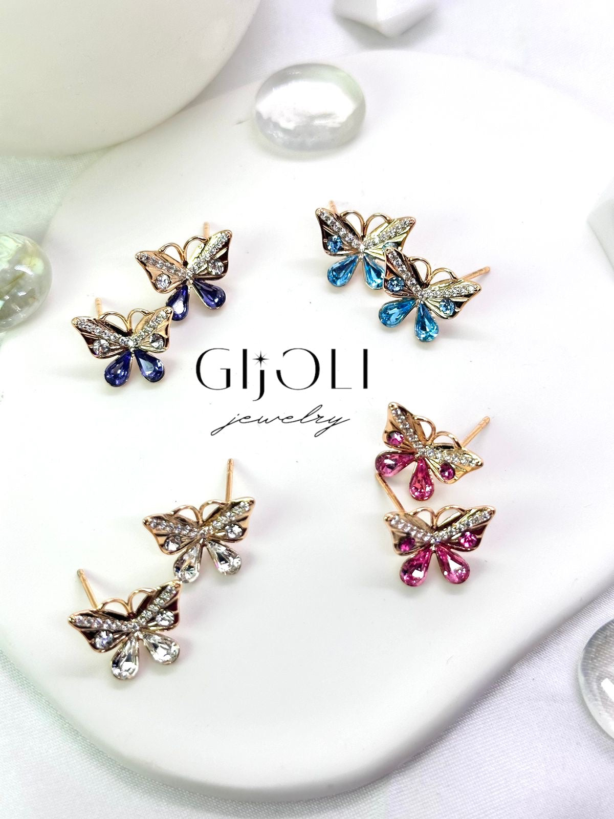Butterfly earrings