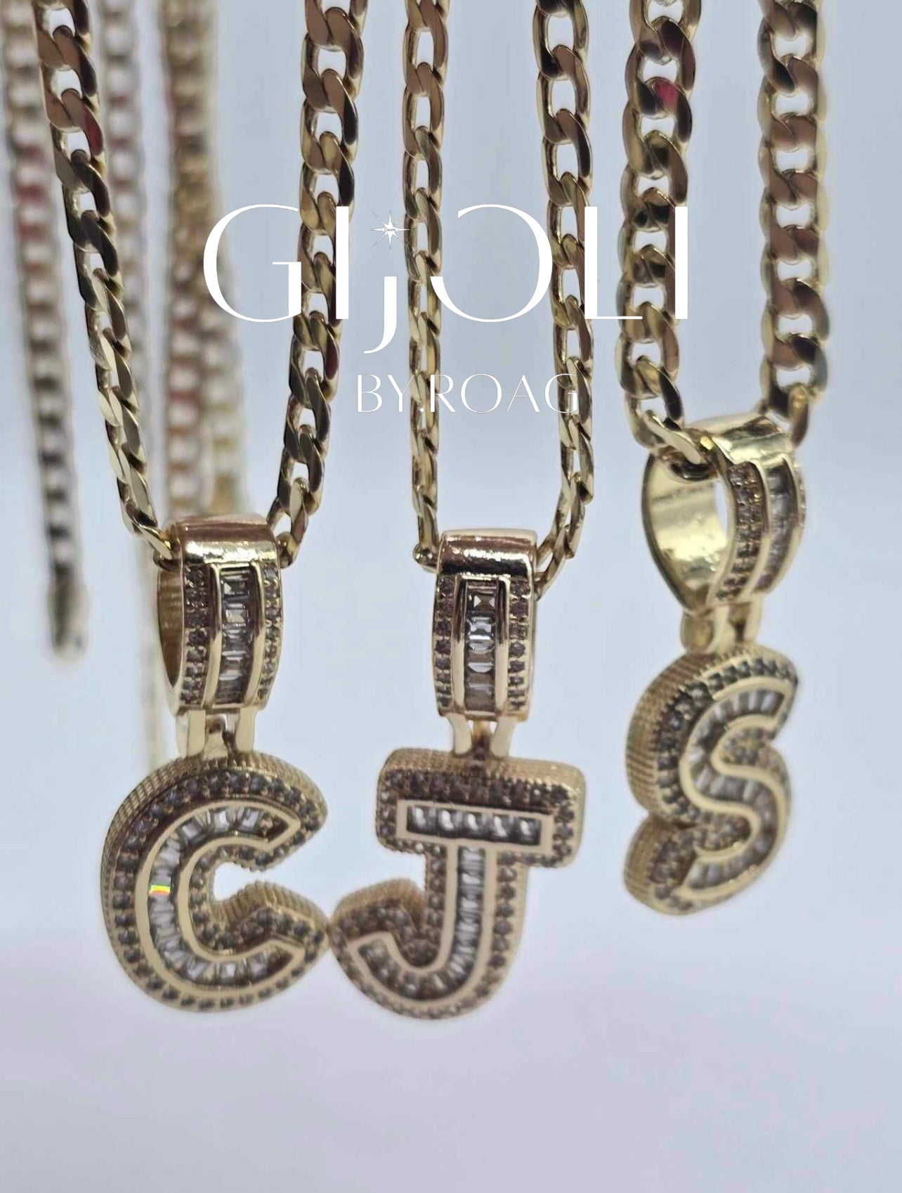 Iniciales de cristal