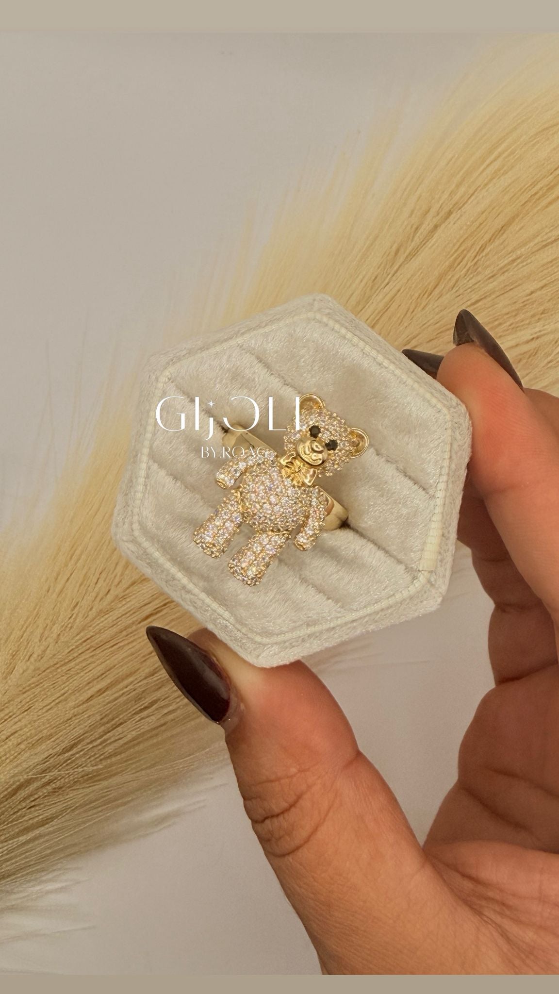 Sortija Teddy Glam