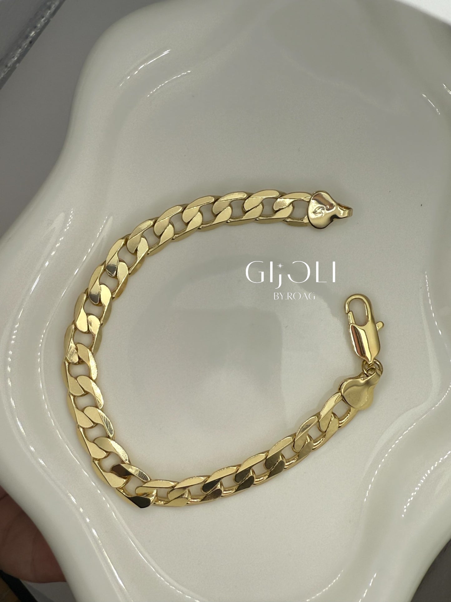 Pulsera cubana 8mm