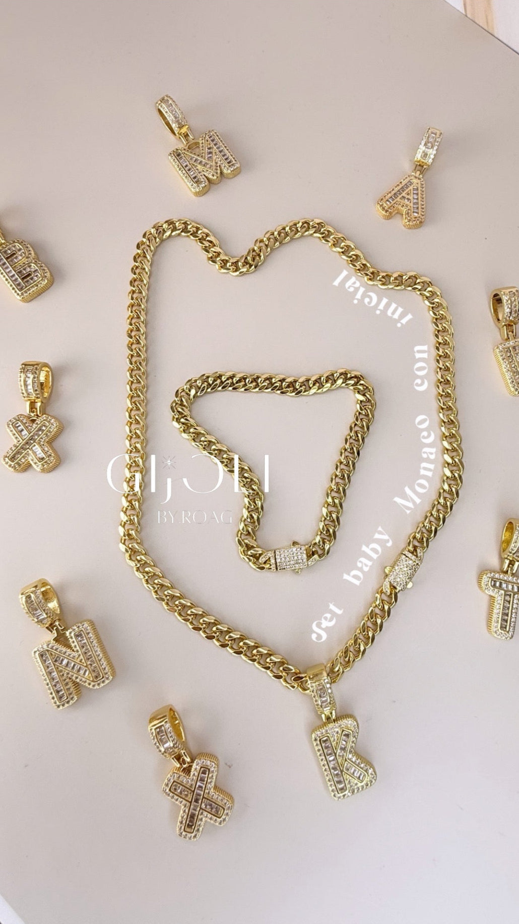 Set baby Monaco + inicial