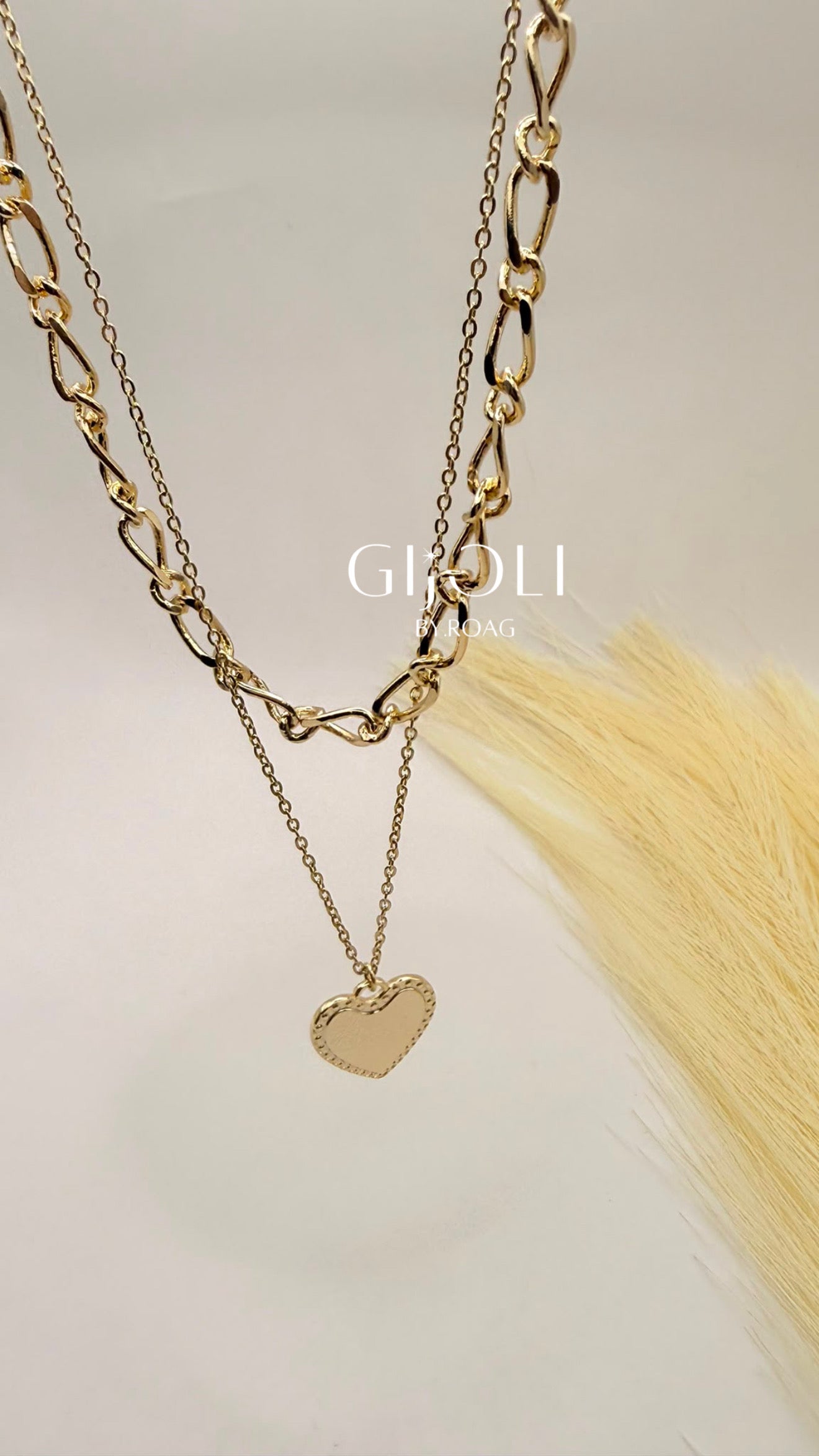 Cadena Doble “Royal Heart”