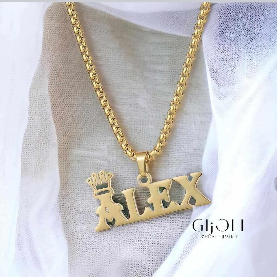 Cadena Cubito con Nombre