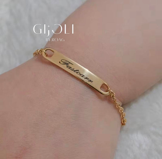 Pulsera Golden Script