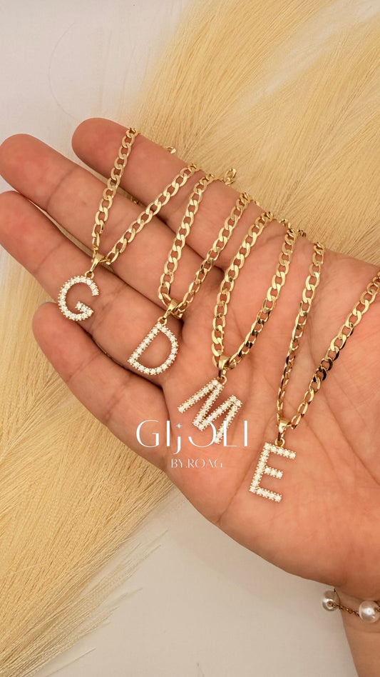 Cubana con Inicial Diamantada