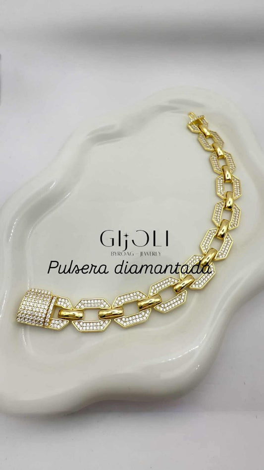 Pulsera diamantada