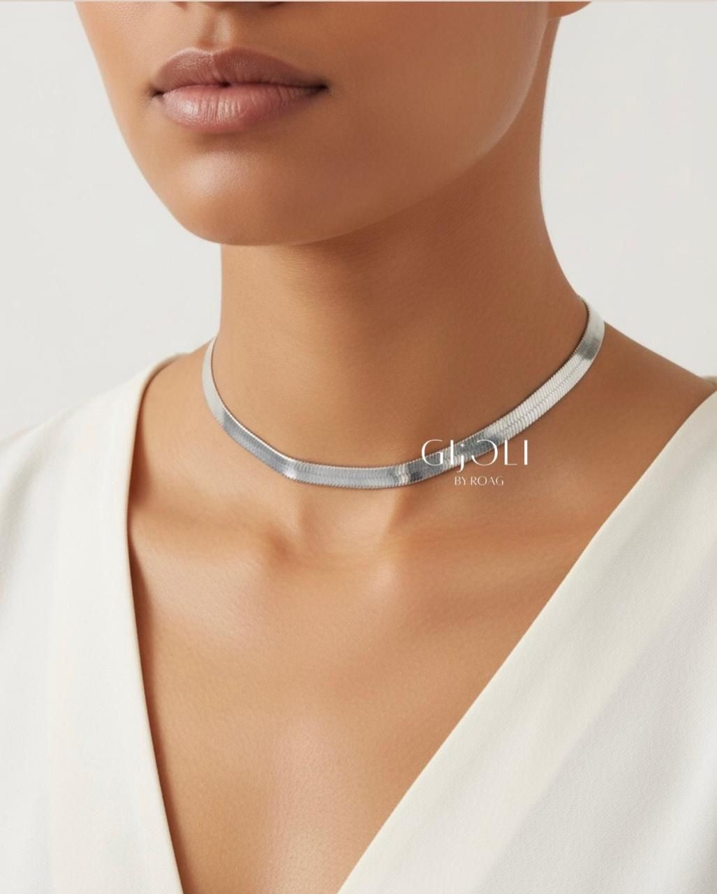 Cadena Cinta de Plata