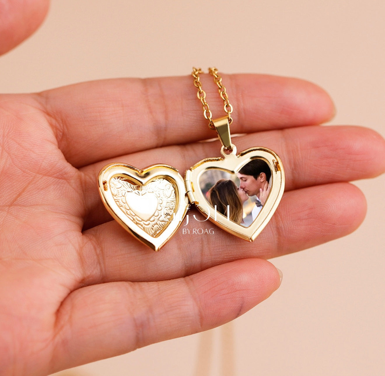 Collar Relicario Corazón Personalizado