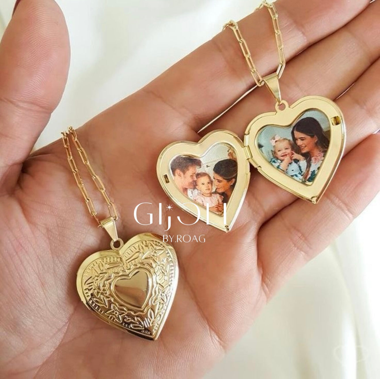 Collar Relicario Corazón Personalizado