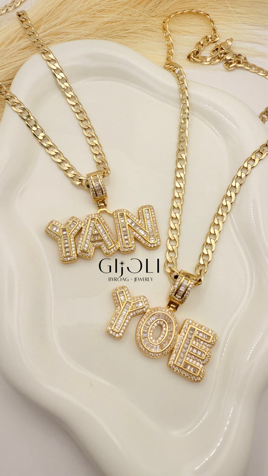 Letras de cristal