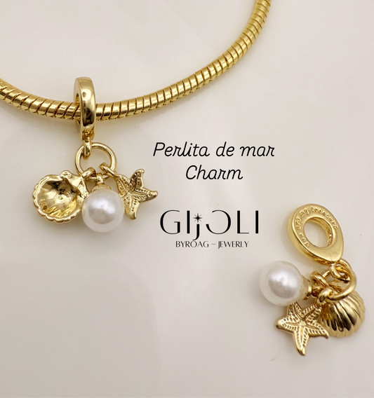 Perlita de mar charm