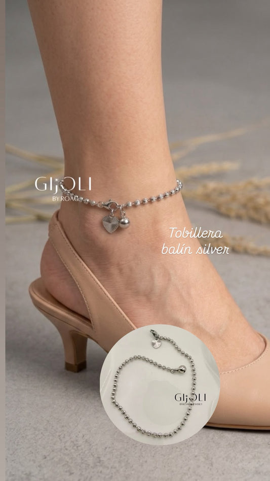 Tobillera Balín Silver