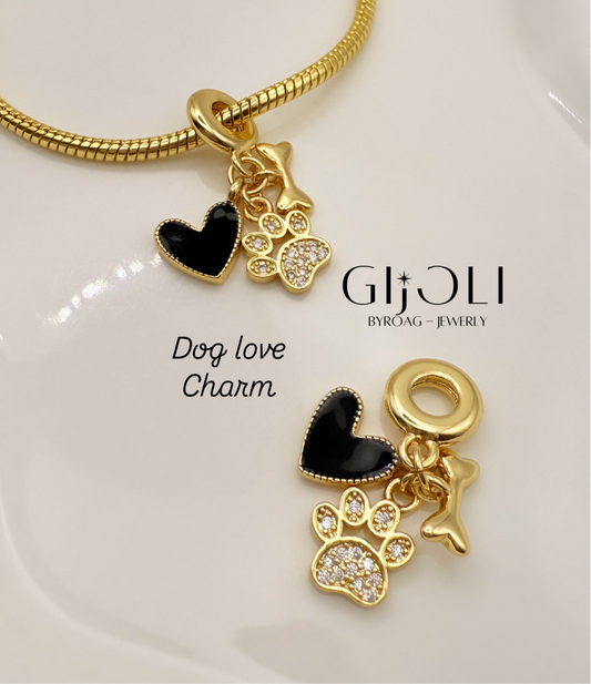 Dog love charm