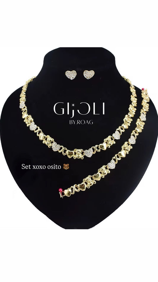 Set xoxo osito