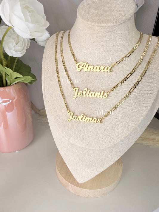 Cadena fígaro personalizada
