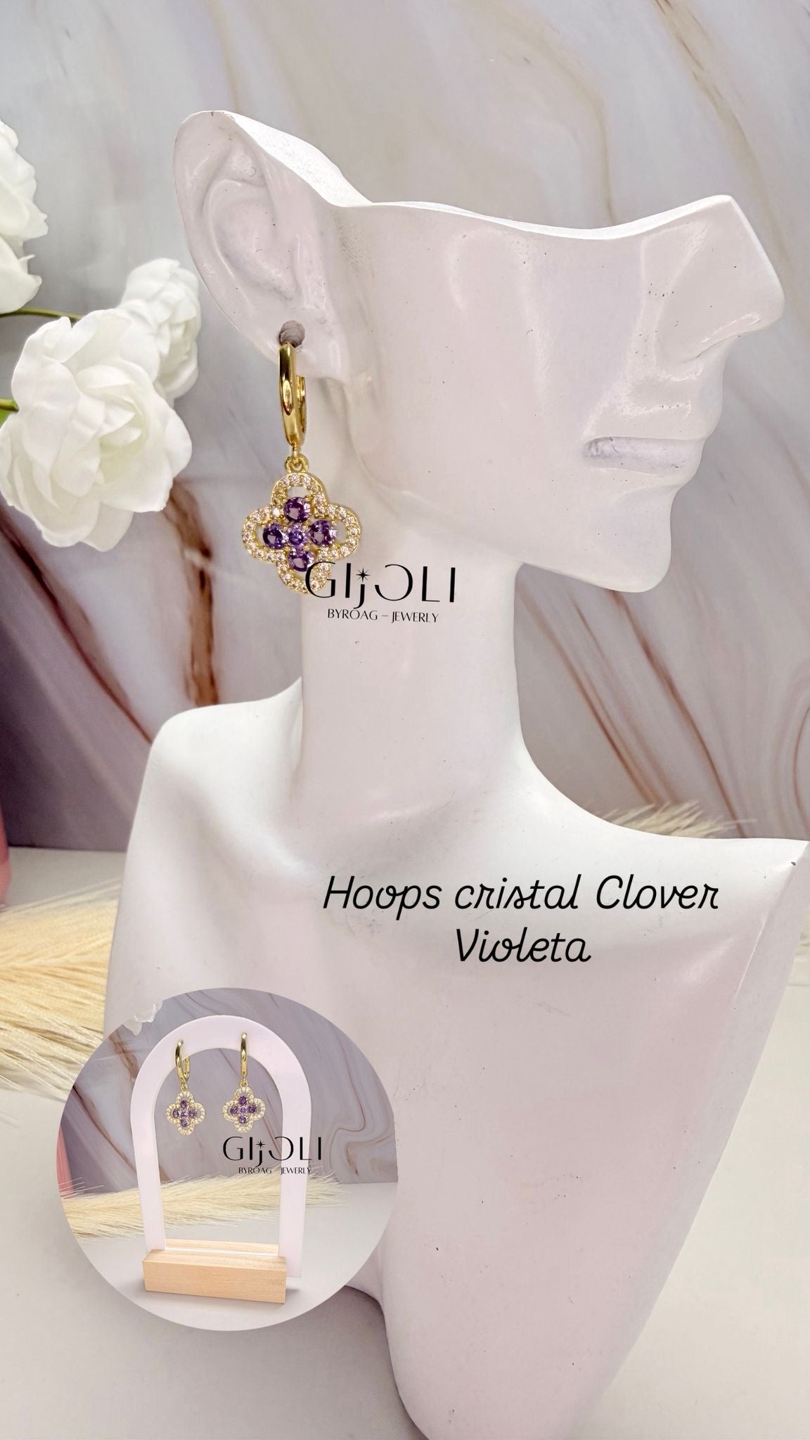 Hoops Cristal Clover