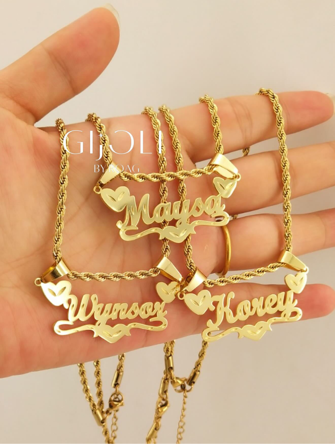 Cadena soga hearts