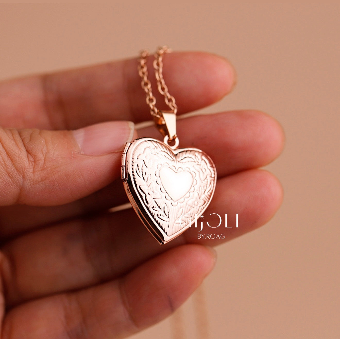 Collar Relicario Corazón Personalizado
