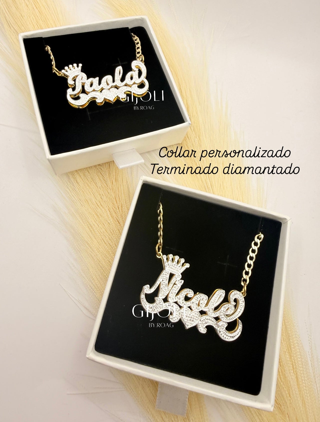 Shine Chain Corazón Personalizada