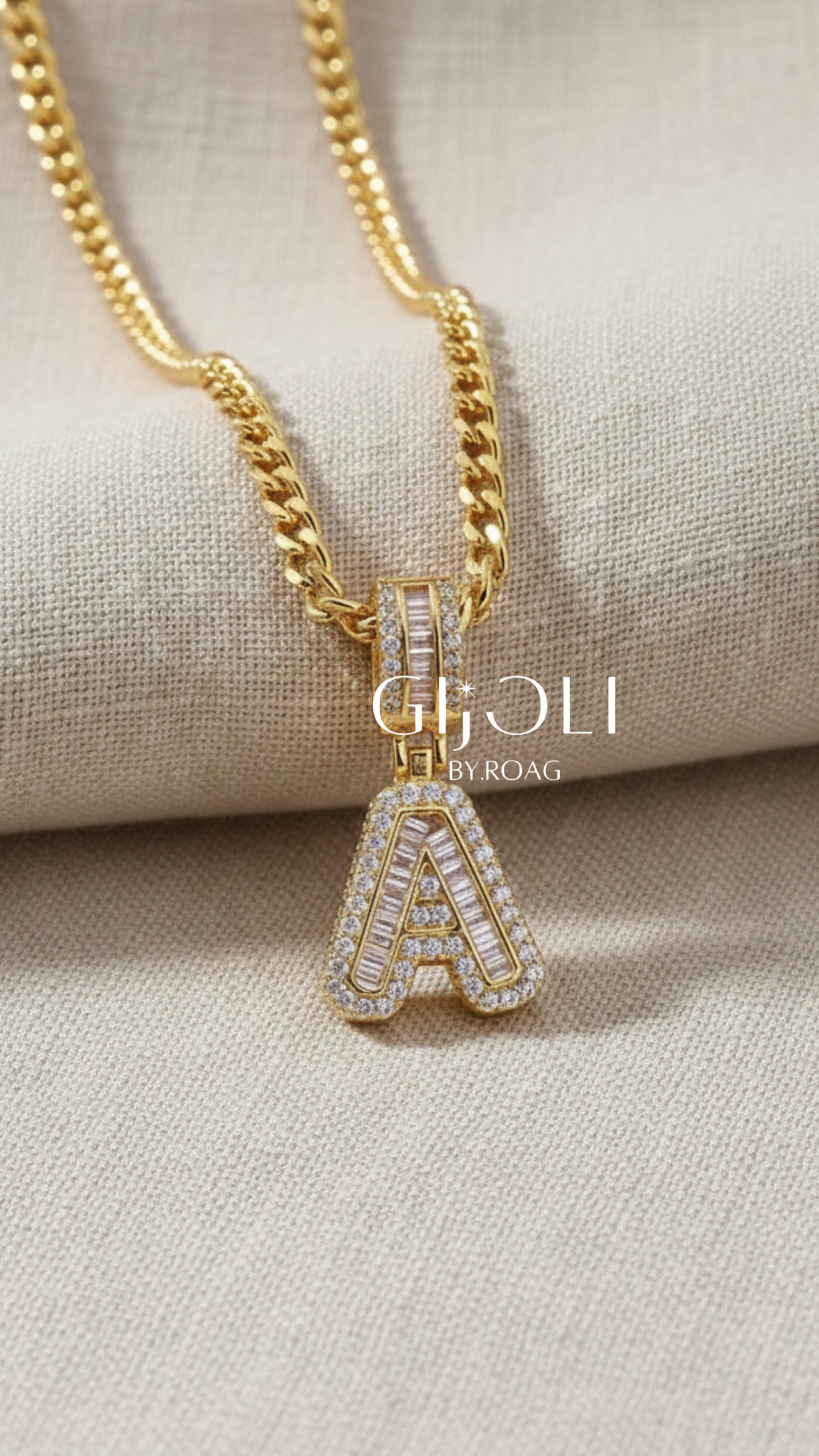 Iniciales de cristal