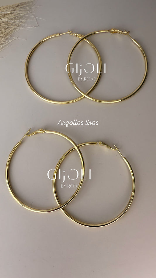 Argollas lisas