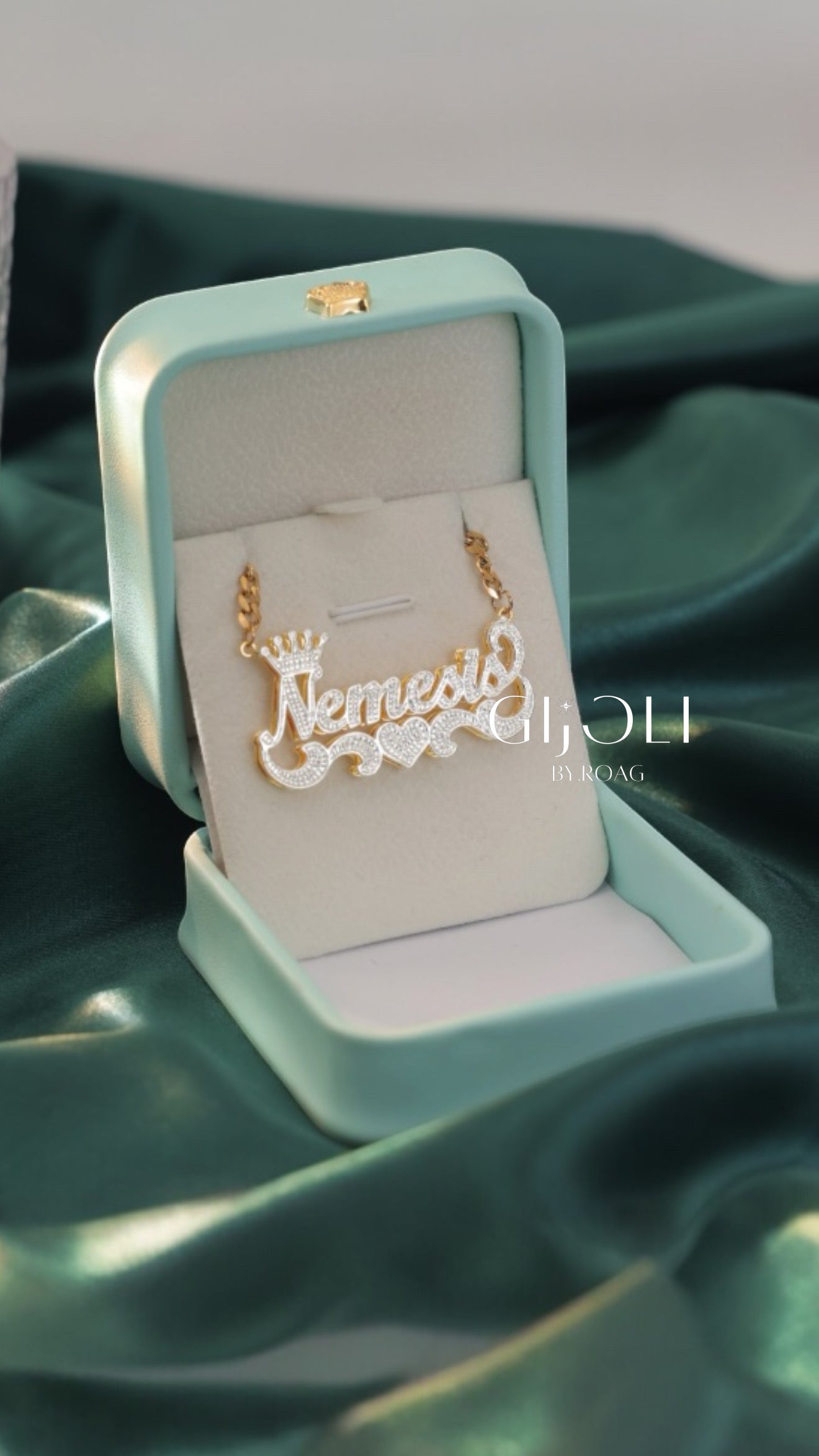 Shine Chain Corazón Personalizada
