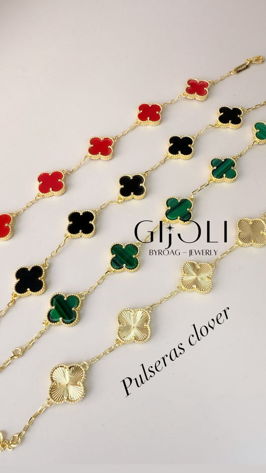 Pulseras clover