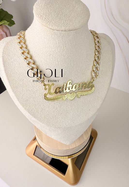 Cadena Diamantada con Nombre