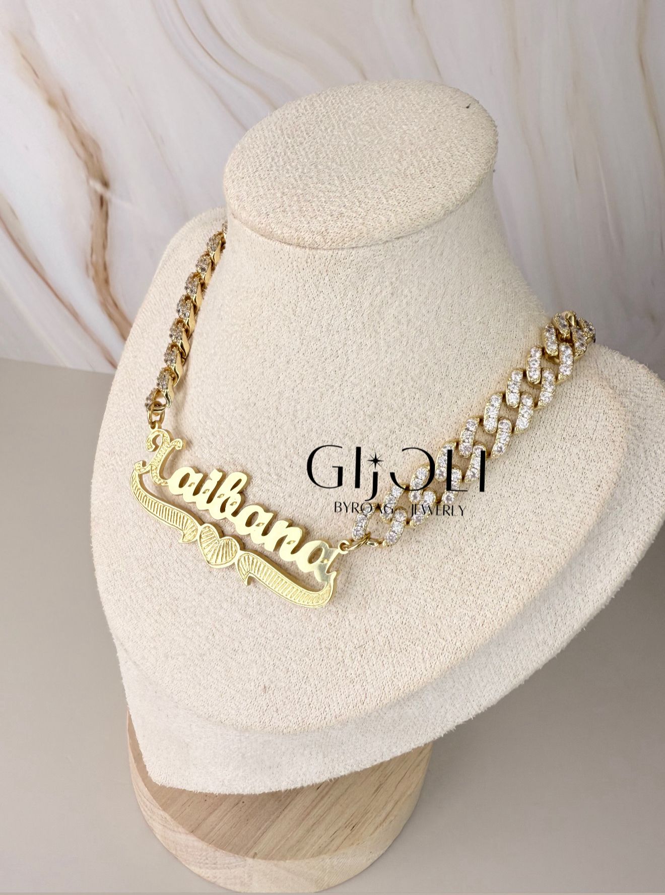 Cadena Diamantada con Nombre
