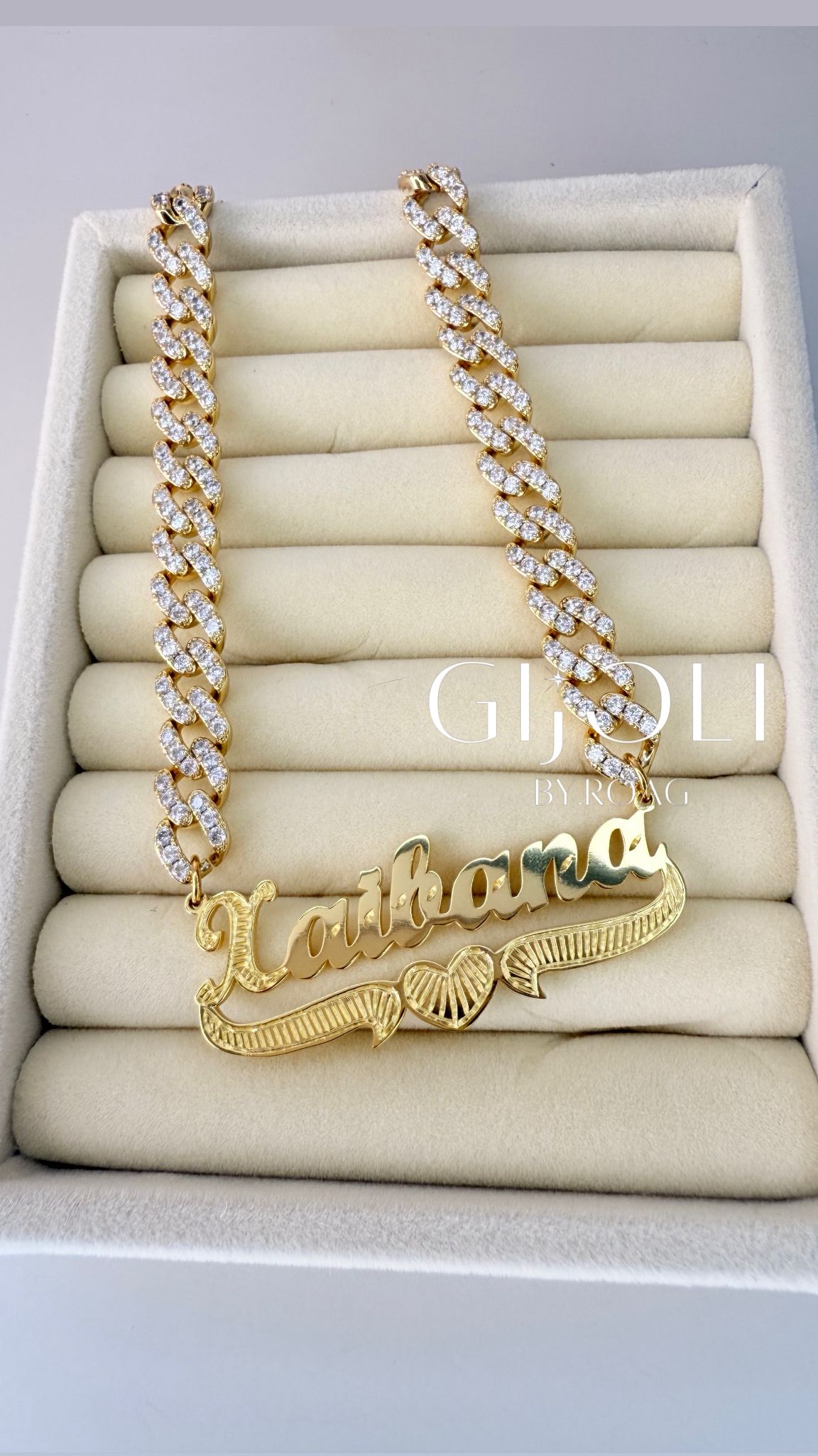 Cadena Diamantada con Nombre