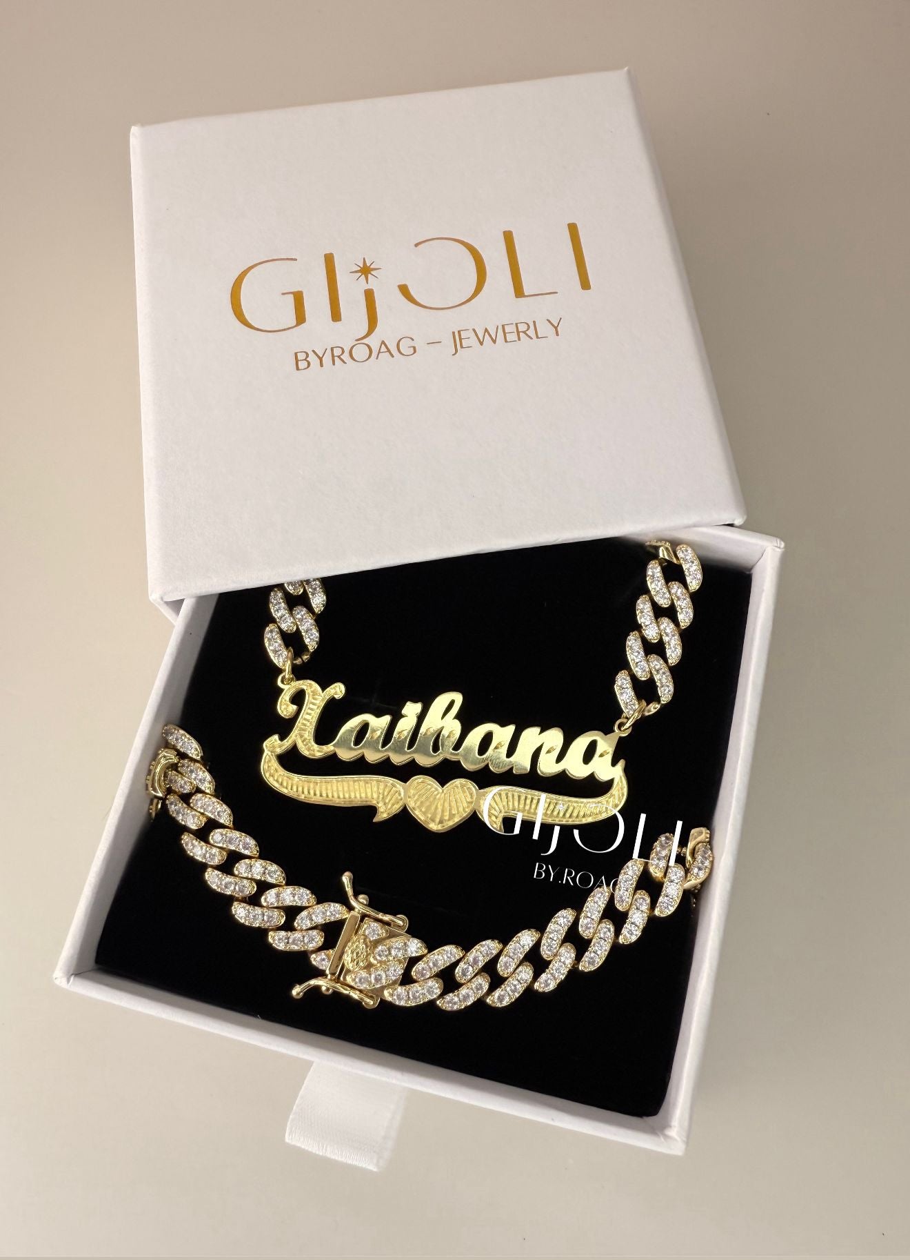 Cadena Diamantada con Nombre