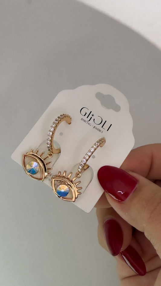 Argollas Nazar de Cristal